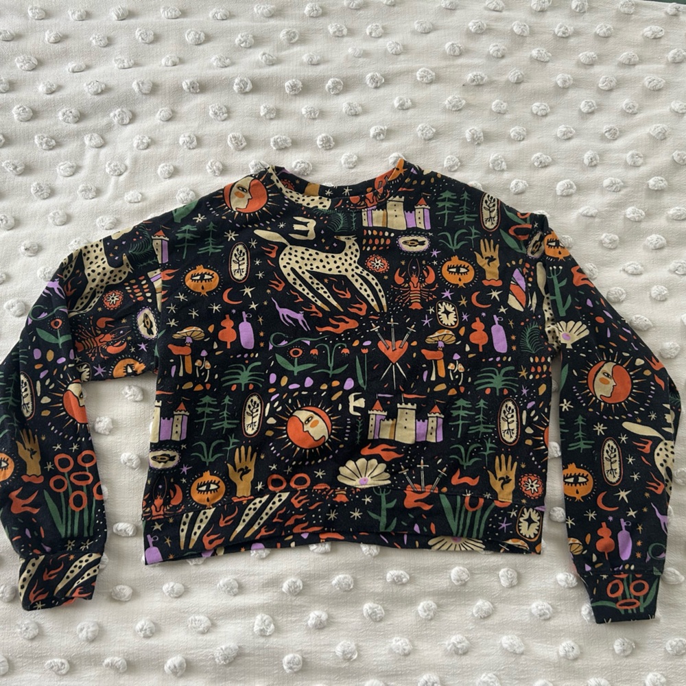 Nooworks Multicolor Tarot Garden Pattern Top